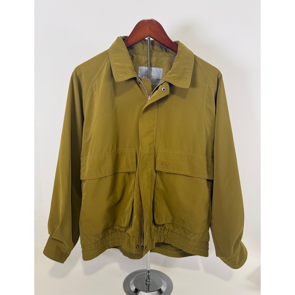 KD Room Jacket Men's Mediumβ Lightweight Bomber Casual Retro Green